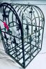 DECORATIVE METAL WINE CAGE - 3