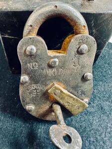 OLD LOCK WITH KEY