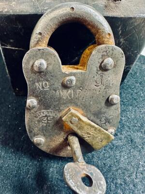 OLD LOCK WITH KEY