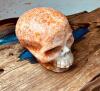 AGATE POLISHED STONE SKULL - 2