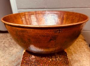 100 PERCENT COPPER BOWL