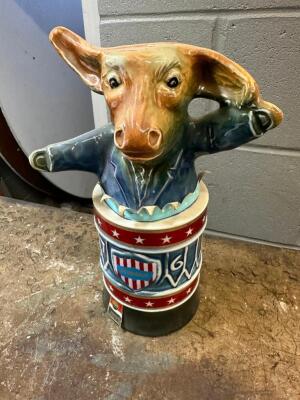 DEMOCRATIC DECANTER JIM BEAM