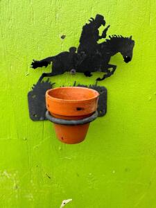 COWBOY METAL POT HOLDER SET