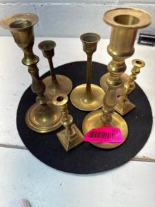 BRASS CANDLESTICK COLLECTION