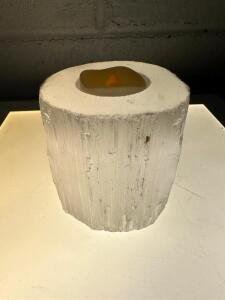 SELENITE CANDLE BASE