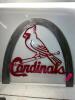 CARDINALS ARCH POLISHED ALUMINUM SIGN