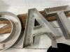 (3) HEAVY BRUSHED ALUMINUM LETTERS - 2