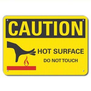 DESCRIPTION: (3) ALUMINUM CAUTION SIGN RETAIL$: $19.85/EA SIZE: 7" X 10" QTY: 3