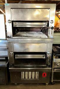 DESCRIPTION: JADE RANGE DOUBLE STACK GAS BROILER BRAND / MODEL: JADE RANGE JBB-236 ADDITIONAL INFORMATION RETAILS NEW FOR $27,000 LOCATION: BAY 7 QTY: