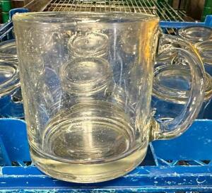 DESCRIPTION: (16) GLASS MUGS W/ HANDLES ADDITIONAL INFORMATION INCLUDES GLASS RACK LOCATION: BAY 7 THIS LOT IS: SOLD BY THE PIECE QTY: 16