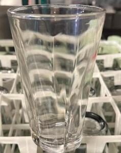 DESCRIPTION: (25) WINE GLASSES ADDITIONAL INFORMATION INCLUDES GLASS RACK LOCATION: BAY 7 THIS LOT IS: SOLD BY THE PIECE QTY: 25