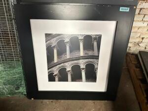 DESCRIPTION: 36" X 36" FRAMED PRINT SIZE 36" X 36" LOCATION: BAY 7 QTY: 1