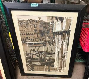 DESCRIPTION: FRAMED PRINT LOCATION: BAY 7 QTY: 1