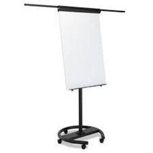 DESCRIPTION: (1) MULTI-USE MOBILE MAGNETIC DRY ERASE BOARD BRAND/MODEL: MASTERVISION #EA4806156 INFORMATION: BLACK FRAME, WHITE BOARD RETAIL$: $628.92