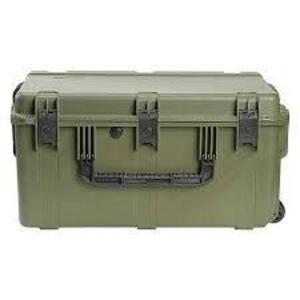 DESCRIPTION: (1) WATERPROOF DRAB CASE BRAND/MODEL: SKB #3I-2918-14ME INFORMATION: OLIVE GREEN RETAIL$: $280.00 EA SIZE: 31.6 x 20.5 x 15.8" QTY: 1