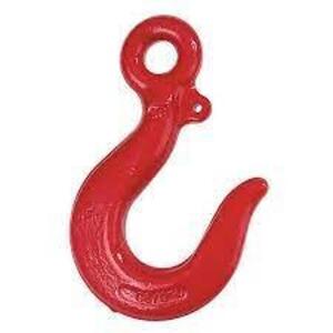 DESCRIPTION: (4) ACCOLOY EYE SLING HOOK BRAND/MODEL: PEERLESS #G100 INFORMATION: RED RETAIL$: $27.95 EA SIZE: 3/8" 8800 LB LIMIT QTY: 4