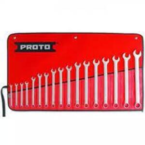 DESCRIPTION: (1) SET OF WRENCHES BRAND/MODEL: PROTO RETAIL$: $463.99 EA SIZE: 15PC 7MM-24MM QTY: 1