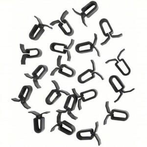 DESCRIPTION: (9) PACKS OF (20) CEILING TILE PANEL CLIPS BRAND/MODEL: SUSPEND-IT #12L744 INFORMATION: BLACK RETAIL$: $5.46 PER PACK SIZE: 1" QTY: 9