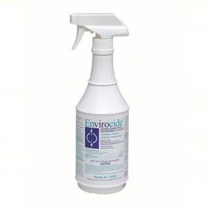 DESCRIPTION: (3) DISINFECTANT AND CLEANER BRAND/MODEL: ENVIROCIDE #3VDH3 RETAIL$: $21.49 EA SIZE: 24 FL OZ QTY: 3