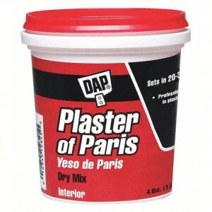 DESCRIPTION: (2) PLASTER OF PARIS BRAND/MODEL: DAP #10L526 INFORMATION: WHITE RETAIL$: $10.00 EA SIZE: 4 LB QTY: 2