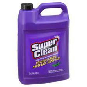 DESCRIPTION: (2) TOUGH TASK CLEANER DEGREASER BRAND/MODEL: SUPER CLEAN #551260620 RETAIL$: $10.00EA SIZE: 1 GALLON QTY: 2