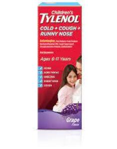 DESCRIPTION: (6) CHILDREN'S ACETAMINOPHEN BRAND/MODEL: TYLENOL INFORMATION: GRAPE RETAIL$: $10.49 EA SIZE: 4 FL OZ QTY: 6