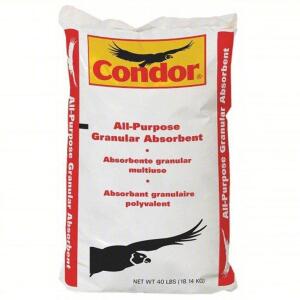 DESCRIPTION: (1) BAG OF ALL PURPOSE GRANULAR ABSORBENT BRAND/MODEL: CONDOR #35UX86 RETAIL$: $15.06 EA SIZE: 40 LB QTY: 1