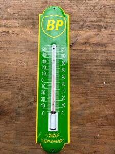 DESCRIPTION: BP PORECLAIN THERMOMETER SIZE: 12"X4" QTY: 1