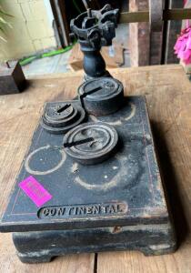 DESCRIPTION: CAST IRON CONTINENTAL SCALE QTY: 1