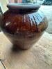 DESCRIPTION: GLAZED VASE SIZE: 12"X13" QTY: 1 - 4