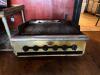 DESCRIPTION: WELLS 36" GAS 6-BURNER TABLETOP CHARBROILER BRAND/MODEL: WELLS SIZE: 36" X 28" - 2