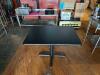 DESCRIPTION: (3) 42" X 30" WOODEN DINING TABLE-BLACK SIZE: 42" X 30" - 2