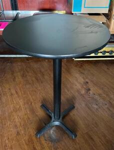 DESCRIPTION: 30" X 42" HIGH-TOP BAR TABLE SIZE: 30" X 42"