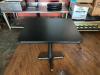 DESCRIPTION: (2) 30" X 24" WOODEN DINING TABLE-BLACK SIZE: 30" X 24" - 4