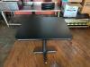 DESCRIPTION: (2) 30" X 24" WOODEN DINING TABLE-BLACK SIZE: 30" X 24" - 5