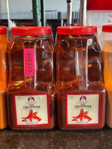 (2) - JUGS OF CHILI POWDER