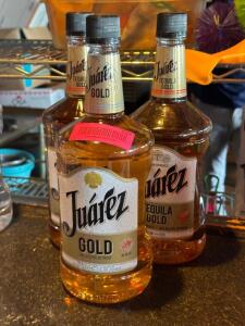 (3) - BOTTLES OF JUAREZ TEQUILA