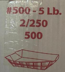 500 CT. BOX OF SERVING BASKETS