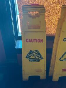 (2) - WET FLOOR SIGNS