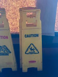 (2) - WET FLOOR SIGNS