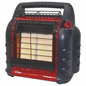 DESCRIPTION (1) GAS TABLETOP HEATER BRAND/MODEL MR. HEATER BIG BUDDY #197JW6 ADDITIONAL INFORMATION RETAILS FOR $200.00 SIZE 4-18000 BTU THIS LOT IS O