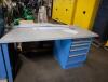 DESCRIPTION: (1) WORK DESK BRAND/MODEL: LISTA INFORMATION: BLUE AND GREY RETAIL$: $2,000.00 EA QTY: 1 - 2