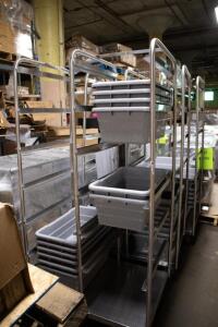 DESCRIPTION: (2) DOUBLE SPEED RACK WITH BUS TUBS RETAIL$: $1,000.00 EA QTY: 2