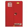 DESCRIPTION: (1) FLAMMABLES SAFETY CABINET BRAND/MODEL: 6VTG7 INFORMATION: RED RETAIL$: $2,277.60 EA SIZE: 60 gal, 43 in x 18 in x 65 in, Red, Self-Cl