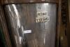 DESCRIPTION: (1) STAINLESS DRUM INFORMATION: 316 ALLOY STAINLESS RETAIL$: $$1,500.00 ea SIZE: 110 GALLON QTY: 1 - 4