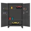 DESCRIPTION: (1) PEGBOARD AND SHELF STORAGE CABINET BRAND/MODEL: DURHAM INFORMATION: GREY RETAIL$: $1,962.00 EA SIZE: 12 Gauge 48"W x 24"D x 78"H QTY: