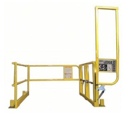 DESCRIPTION: (1) MEZZANINE PIVOT SAFETY GATE BRAND/MODEL: GARLOCK SAFETY SYSTEMS 300843 RETAIL$: 6247.26 SIZE: 83-1/4" x75" QTY: 1