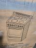 DESCRIPTION: (1) CERAMIC COOKTOP ELECTRIC RANGE OVEN BRAND/MODEL: AVANTI ELITE #DER20P3S INFORMATION: STAINLESS STEEL RETAIL$: $1754.00 EA SIZE: 20" Q - 3