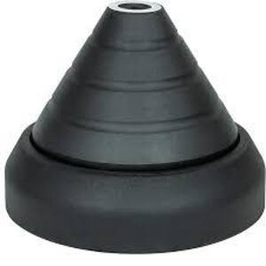 DESCRIPTION: (2) SIGN BASE RUBBER CONE SHAPED WEIGHT BRAND/MODEL: RUBBER FORM INFORMATION: BLACK RETAIL$: $191.95 EA QTY: 2