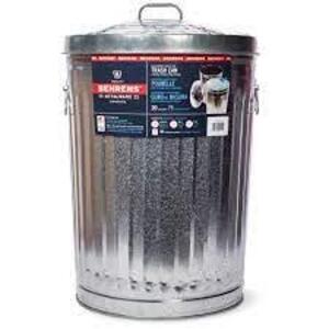 DESCRIPTION: (1) TASH CAN / UTILITY CAN BRAND/MODEL: BEHRENS METALWARE #1211K INFORMATION: GALVANIZED RETAIL$: $43.57 EA SIZE: 20 GALLON QTY: 1